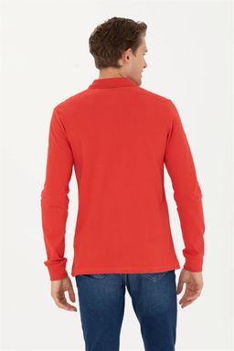 Мужской красный базовый свитшот - U.s. polo assn фото 5