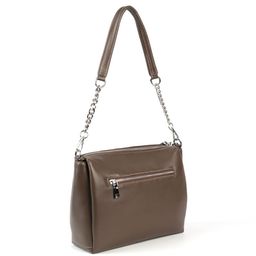 Женская кожаная сумка 1413-С Хаки - Cidirro фото 3