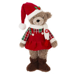 Игрушка набивная "Медвежонок", L19 W8,5 H37 см, 2в.