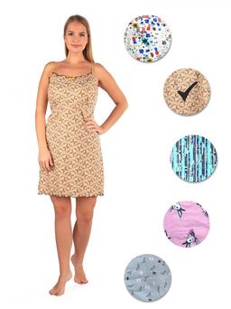 Ночная сорочка женская кулирка "ЛЕЯ" АССОРТИ