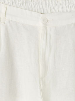 Regular Fit %100 Keten Erkek Pantolon