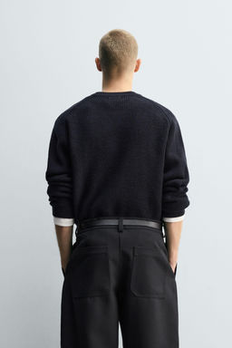 TEXTURED BOXY FIT JUMPER - Zara фото 3