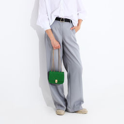 Сумка-мессенджер на клапане, цвет зелёный - Simaland фото 3