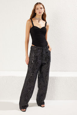 Siyah Drapeli C?tc?tl? Orme Body TPRSS25BD00011 - Trendyolmilla фото 3