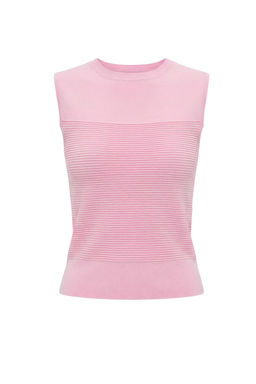 Pembe Kabar?k Cizgi Detayl? H?rka-Bluz Triko H?rka TWOSS26HI00002 - Trendyolmilla фото 2