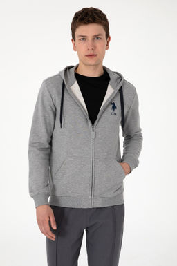 Erkek Gri Melanj _rme H_rka Sepette S_rpriz _ndirim