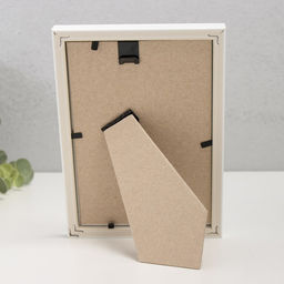 Цена за 2 шт. Фоторамка пластик "Акварель" 10х15 см, белый (пластиковый экран)