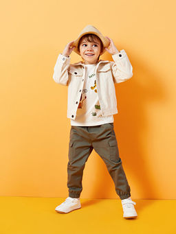 Beli Lastikli Basic Erkek Bebek Jogger Pantolon