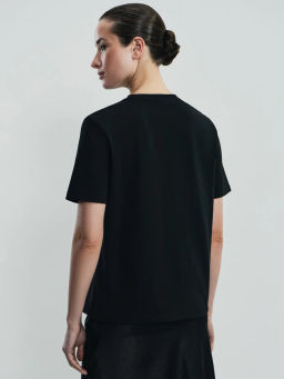 Футболка с бантом из блесток / Zarina