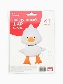 Шар воздушный фольгированный 41" «Гусь», фигура