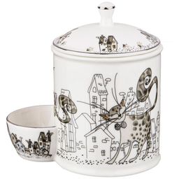 БАНКА ДЛЯ СОЛИ LEFARD КОТИКИ  фото 4