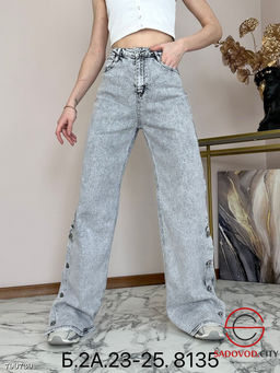 Женский однотонные джинсы - Bruno фото 2