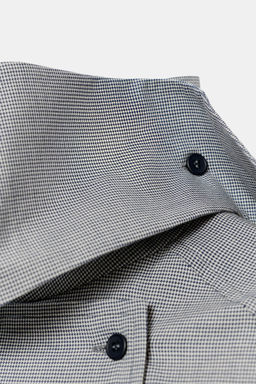OVERSIZE CHECK SHIRT WITH FLAP POCKET ZW COLLECTION - Zara фото 19