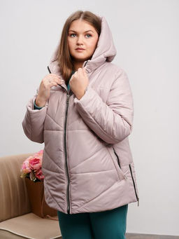 Куртка демисезонная Амелия пудра - Yollochka фото 6