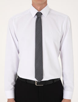 Beyaz Regular Fit Uzun Kollu Basic G_mlek - Pierre cardin фото 7
