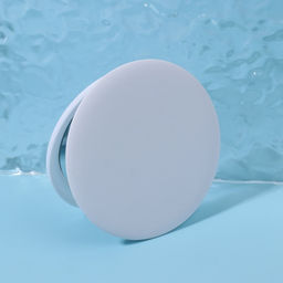 Зеркало складное, d=7.5 см, цвет белый