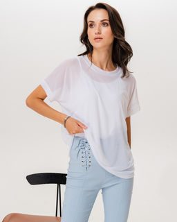 Двойка: Топ на бретельках и футболка-сетка