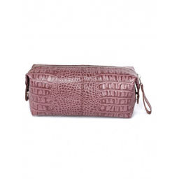 Косметичка Croco-К-720 натуральная кожа (1 отдел), ирис кайман (252) 265059  фото 2