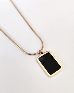 Кулон из стали на цепочке