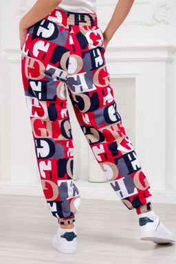 Брюки женские из футера Забава красная буква - Амадэль фото 6