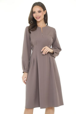 Платье Стильная осень (латте)