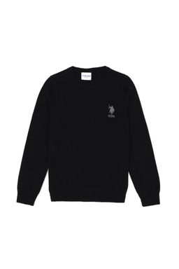 Черный базовый свитер для мальчика - U.s. polo assn фото 7