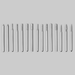 Фрезы алмазные для маникюра в пластиковом органайзере, 30 шт.