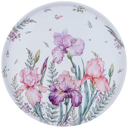 ПОДНОС СЕРВИРОВОЧНЫЙ AGNESS ИРИСЫ 33Х2,1 СМ