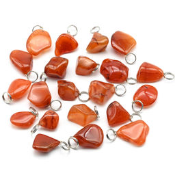 Кулон из сердолика галтовка 15*20мм