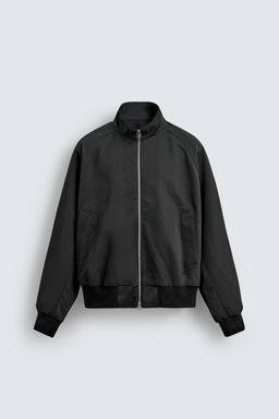 CAZADORA REGULAR FIT ALGOD?N - LANA AARON LEVINE X ZARA / Negro  фото 7