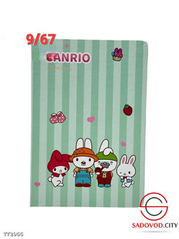 Блокнот на резинке со стикерами