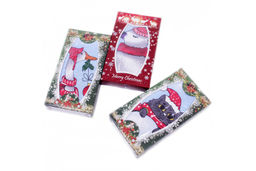 Вафельное полотенце Купон 50х63 (1 шт.) в коробке-шоколадке ВК 747 тдл (500029/1)