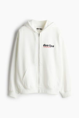Chaqueta sudadera oversize con motivo estampado - H&m фото 5