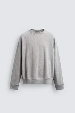 SUDADERA CREWNECK LAVADA B?SICA / Gris vigor? - Zara фото 7
