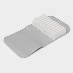 Подставка для ножей Griten, 37.5×20×5 см, серая