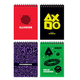 Блокнот А6 40л. на гребне "Illusion" ("BG", Б6гр40 12214)