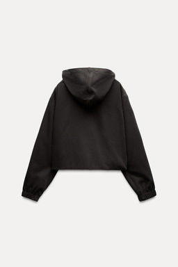 TEXTURED BOMBER JACKET WITH HOOD - Zara фото 5