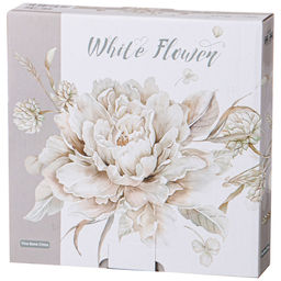 НАБОР ТАРЕЛОК ЗАКУСОЧНЫХ LEFARD WHITE FLOWER 2 ШТ. 20,5 СМ СЕРЫЙ  фото 2