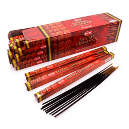 Благовония HEM sq Sandal Cinnamon сандал с корицей уп-25шт 8 палочек