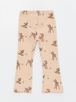 Beli Lastikli Bask?l? ispanyol Pa?a K?z Bebek Tayt - Waikiki фото 2