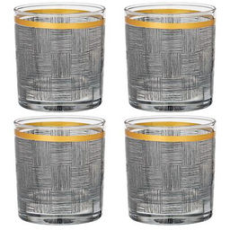 НАБОР СТАКАНОВ MASCULINE ИЗ 4 ШТУК 380МЛ