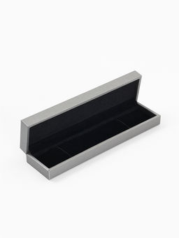 Футляр под браслет/цепочку/часы «Квадро» классический, 22×5.5, серый