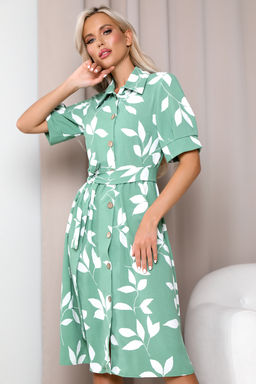 Платье Open Style 6111 зеленый