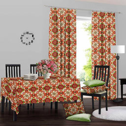 Барокко Скатерть рогожка 150х150см, 171г/м2, хлопок 100%, Домашняя мода (Россия)