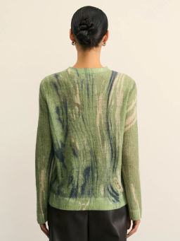 Джемпер с абстрактным принтом / Zarina  фото 5