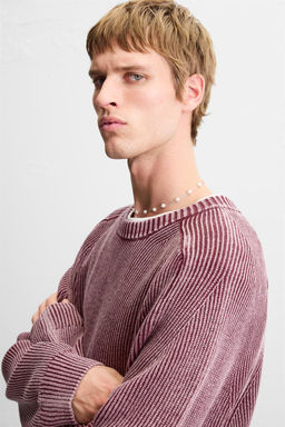 FADED TEXTURED SWEATER - Zara фото 22