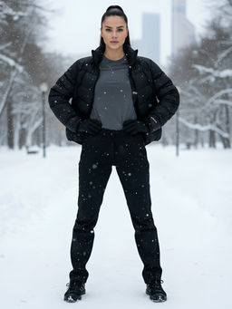 Брюки спортивные софтшелл MTFORCE женские черного цвета 2410Ch