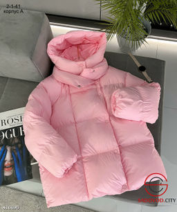 Тёплая зимняя женская куртка с капюшоном. - Bruno фото 4