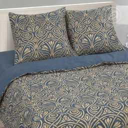 Постельное белье Мадрид (поплин зима-лето) Евро/Пододеяльник стеганый (молния): 1 шт. - 215*200; Простыня: 1 шт. - 215*240; Наволочка (клапан): 2 шт. - 70*70; Зима - лето - Артпостель фото 2