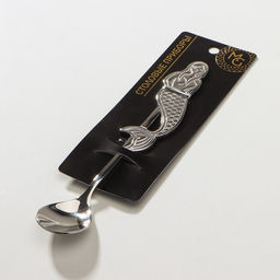 Ложка десертная из нержавеющей стали Magistro Русалочка, длина 16 см, цвет серебряный  фото 6